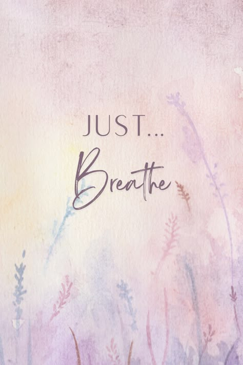 Just Breathe Wallpaper, Wallpaper Sayings, Aesthetic Tattoos Arm, Tattoos About Mom, Tattoos For Someone Who Passed, Tattoos About Healing, Breath Quotes, Just Breathe Quotes, Reminder To Breathe