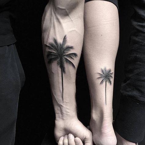 Master Tattoo, Tropisches Tattoo, Model Tattoo, Tree Tattoo Arm, Tree Tattoo Men, Buddha Tattoos, Palm Tattoos, Palm Tree Tattoo, Cool Forearm Tattoos