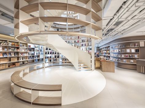 Multifunctional Space, Centre Commercial, Library Design, Retail Space, Ceiling Windows, Tea House, Retail Design, Elle Decor, 인테리어 디자인