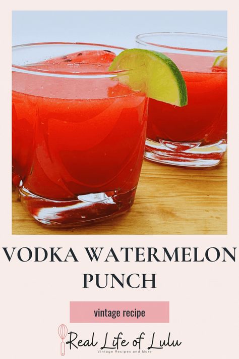 This Vodka Watermelon Punch is the perfect refreshing drink for your next summer gathering or holiday celebration! With sweet watermelon, tropical pineapple juice, zesty limeade, and a splash of vodka, it’s a crowd-pleasing cocktail that’s easy to make and even easier to enjoy. Serve it chilled for a cool, fruity kick at your next party! It's great for spring drinks, Easter drinks, and Mother's Day drinks. Easter Drinks, Vodka Watermelon, Spring Drinks, Easter Drink, Watermelon Punch, Vintage Drinks, Spring Drink, Sweet Watermelon, Summer Gathering