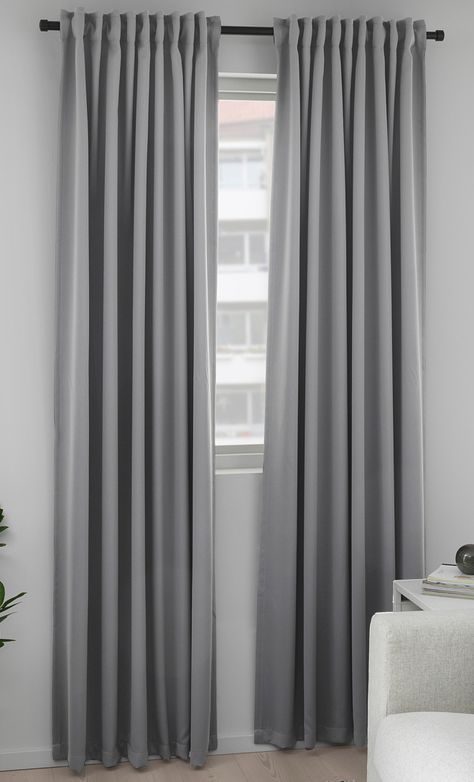 Trendy Plain Curtain New Modern Ideas https://youtu.be/OStIwEkEJ_w Gray Bedroom Curtains, Grey Curtains Bedroom, Grey And White Curtains, Grey And White Room, Dorm Room Themes, Gray Curtains, Small Room Makeover, Bedroom Curtain Ideas, Curtains Living Room Modern