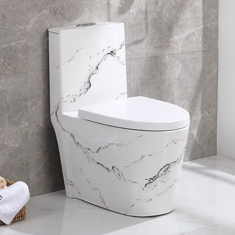 Toilet Marble, Floor Mounted Toilet, Toilet Bowl Design, Marble Toilet, Commode Toilet Design, Toto Bidet, Portable Toilet Seat, Spare Room Design, Heated Toilet Seat