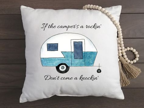 Excited to share the latest addition to my #etsy shop: If the Camper Camper Home, Airstream Camping, Sales Copy, Airstream Campers, Trailer Decor, Custom Campers, Roll Pillow, Vintage Airstream, Rv Decor