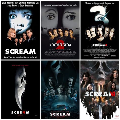 Scream Poster, Melissa Barrera, David Arquette, Scream 3, Scream Franchise, Scary Movie Characters, Scream 6, Scream Movie, Movie Series