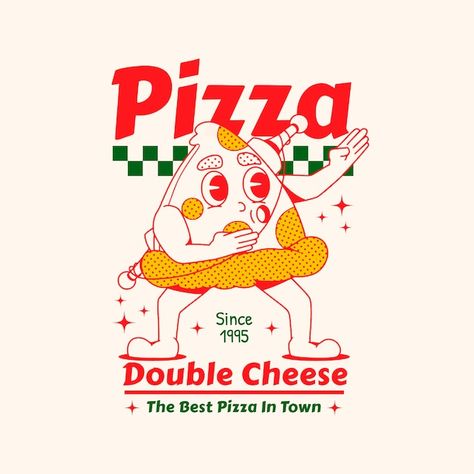 Food Tshirt Design, Resturant Logo, Pizza Sign, Green Pizza, Pizza Drawing, Creative Pizza, Pizza Poster, Pizza Branding, Logos Vintage