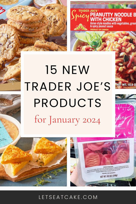 These are the best new products available at Trader Joe's in January 2024. Trader Joe Favorites, Trader Joe’s Best Items, Best Things To Buy At Trader Joes, Trader Joe’s Favorites, Trader Joe’s Shopping List 2024, Trader Joe Finds, Best Trader Joe’s Finds, Trader Joes Must Haves 2024, Trader Joes Must Haves 2023