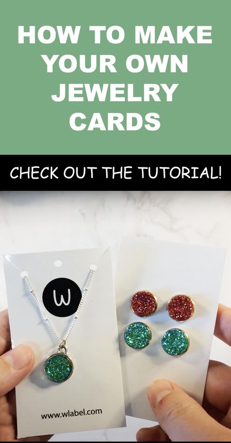 Diy Earring Tags, Diy Earring Tag Cards, Cricut Necklace Card, Diy Earring Cards How To Make, How To Make Earring Cards, Cricut Earring Card Template Free, Diy Earring Display Cards, Diy Jewelry Display Cards, Diy Necklace Display Cards