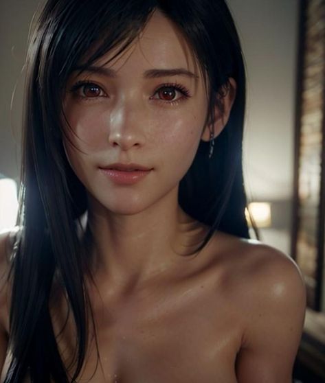 Tifa Ff7 Remake, Final Fantasy Collection, Fairy Tail Girls, Final Fantasy Art, Digital Art Girl, Girl Hair, Games For Girls, Final Fantasy, Cute Hairstyles