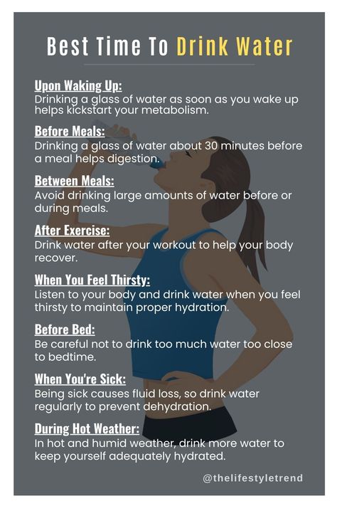 Best Time To Drink Water, best time to drink water for weight loss, best time to drink water for glowing skin, best time to drink water for weight gain, best time to drink watermelon juice, when is the best time to drink water after eating, best time to drink water after meal, when's the best time to drink water, best time to drink water for digestion, best time to drink water after eating, best time to drink water after workout, best time to drink water after food When To Drink Water Chart, 2 Litres Of Water A Day, Easy Ways To Drink More Water, Best Times To Drink Water, When To Drink Water Throughout The Day, How To Remember To Drink Water, How Much Water To Drink A Day, Times To Drink Water, Water Intake Chart