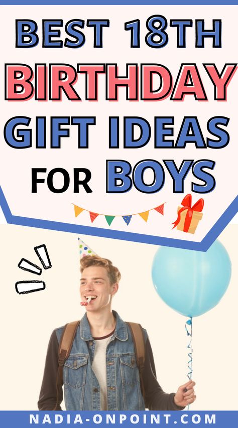 Trendy Gift Guides and Ideas! Here you will find all the best 18th Birthday Gift Ideas for Boys. 18th birthday gifts for boys presents | 18th birthday party gifts for boys | 18th birthday ideas for boys gifts sons | meaningful 18th birthday gifts for boys | 18th birthday gifts for boys cheap | special 18th birthday gifts for boys | boys 18th birthday ideas gifts. Sons 18th Birthday Gift Ideas, Diy 18th Birthday Gifts For Him, 18th Birthday For Son, 18th Birthday Ideas For Boys Decorations, Best 18th Birthday Gifts, Son 18th Birthday Gift Ideas, 18th Birthday Party Ideas Men, Ideas For 18th Birthday For Boys, Sons 18th Birthday Ideas