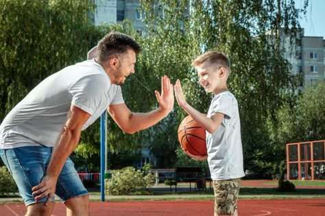 Father And Son Basketball, Vacation Images, Sporty Lifestyle, Son Father, Basketball Photos, Play Basketball, Basketball Photography, 3d Sculpture, Abstract 3d