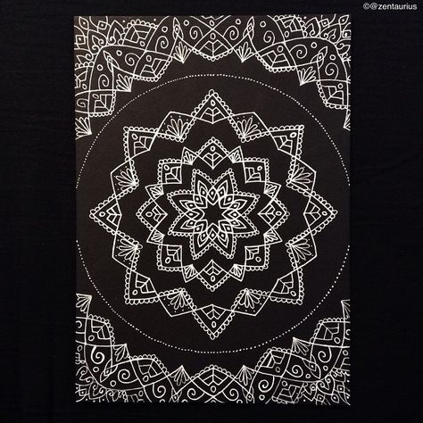 Ria - Mandala Design by Zentaurius Mandala On Rectangle Canvas, Mandala Design Art, Pretty Patterns, Diy Canvas, Diy Canvas Art, Mandala Design, Geometry, Design Art, I Am Awesome