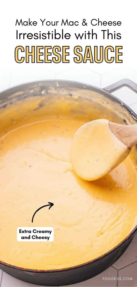 This Ultimate Cheese Sauce for Mac and Cheese is rich, creamy, and incredibly easy to make. Using the melt-and-mix method, it’s always smooth and never grainy. Key ingredients include cheddar, Gruyere or Monterey Jack, and Parmesan for a perfect flavor blend. Ideal for classic mac and cheese, baked pasta dishes, or as a topping for vegetables. Serve it hot right from the pot or use it as a dipping sauce. Perfect for family dinners or gatherings. Find the full cheese sauce recipe on my blog. How To Melt Cheese For Mac And Cheese, Mac N Cheese Grilled Cheese, Mac N Cheese Cheese Sauce, Cheese Curd Mac And Cheese Recipe, Cheeses For Macaroni And Cheese, Easy Mac N Cheese Sauce, Cooper Sharp Cheese Sauce, Cheddar Cheese Sauce For Pasta, Creamy Cheese Sauce For Mac And Cheese