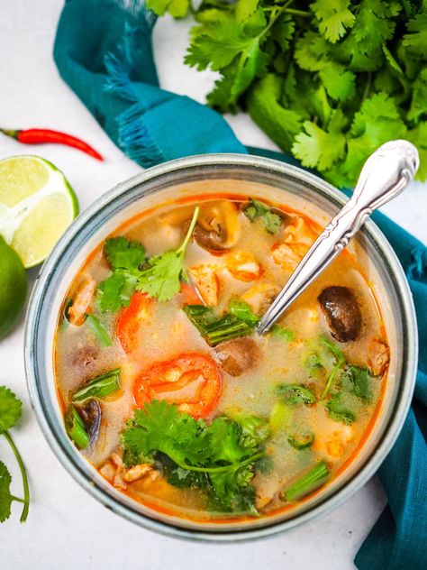 EASY Tom Yum Soup Recipe – The Travel Bite Easy Tom Yum Soup Recipe, Easy Tom Yum Soup, Tom Yum Soup Recipe, Soups To Make, Thai Red Chili, Lemongrass Paste, Thai Chili Pepper, Red Chili Paste, Tom Yum Soup