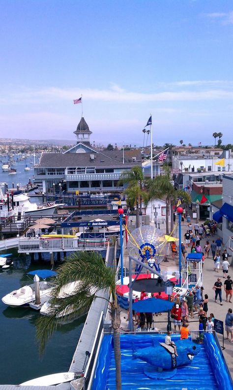 Balboa Island from the Ferris wheel on the island. Balboa Island Newport Beach, Balboa Island, Best Island Vacation, California Beaches, California Vacation, California Girl, California Dreamin', California Dreaming, Famous Places