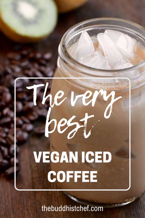 A healthy and vegan iced coffee recipe. Here is how you can make this easy and delicious cold-brewed ice coffee at home. #icedcoffee #veganbeverage #easyrecipe Vegan Iced Coffee, Ice Coffee At Home, Vegan Starbucks Drinks, Speciality Coffee Recipes, Vegan Starbucks, Summer Coffee Drinks, Vegan Recipes For One, Coffee Recipe Healthy, Fancy Coffee Drinks