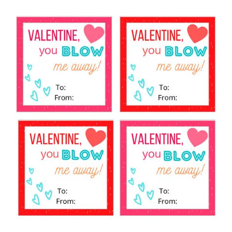 For a limited time, enjoy a FREE Valentine's Day Printable when you download now! This "Valentine, You Blow Me Away" printable would be perfec… You Blow My Mind, Blow Pop Valentines Printable Free, Bubbles Valentine Printable Free, Blow Pop Valentines Printable, Gum Valentine Printable, Blow Pop Valentines, Bubble Valentines, Bunting Template, Blow Pops