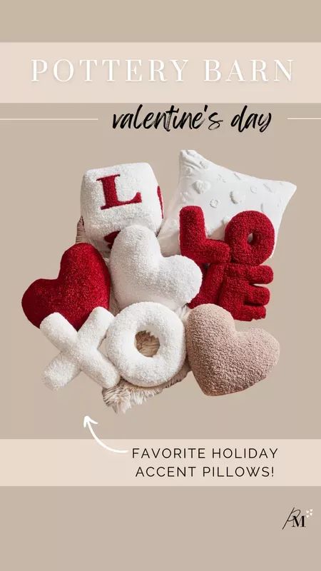 Valentines Day Pillows Diy, Valentine’s Day Pillows, Heart Pillow Pattern Sewing, Valentine Pillows, Valentines Pillow, Holiday House Decor, Valentine Pillow, Heart Pillows, Valentines Pillows