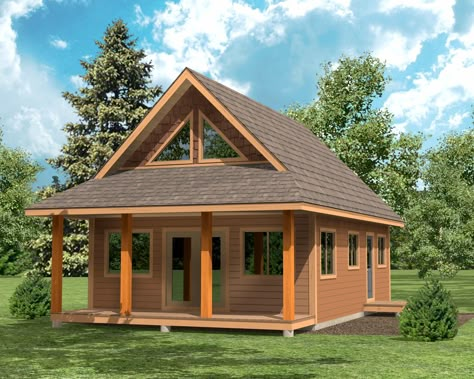 Simple Small Cabin Plans, Small Lofted Cabin, Cabins With Loft Plans, 1000 Sq Ft Cabin Plans With Loft, 600 Sq Ft Cabin With Loft, Simple Cabin With Loft, One Bedroom Cabins With Loft, Small Cottage Floor Plans With Loft, Two Bedroom Cabin With Loft