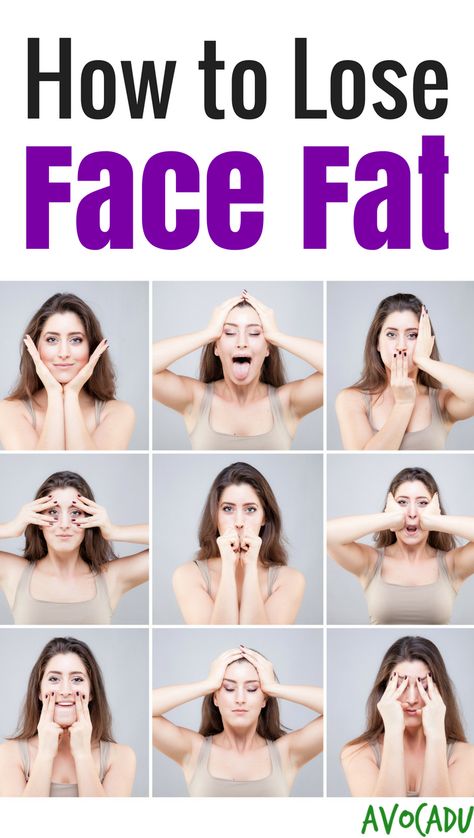 Looking to lose face fat? Science behind what causes it + how to lose weight in your face - http://avocadu.com/lose-face-fat/ Obličejové Masky, Natural Botox, Asana Yoga, Chin Exercises, Double Menton, Face Yoga Exercises, Facial Yoga, Slimmer Face, Face Exercises