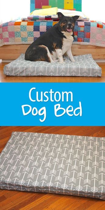 Diy Memory Foam Dog Bed, Diy Dog Crate Bed, Dog Bed Tutorial, Sew Dog Bed Cover, Dog Bed Covers Diy How To Make, Dog Cushions To Sew, Diy Dog Cushion, How To Sew Dog Bed, Diy Dog Bed Cushion