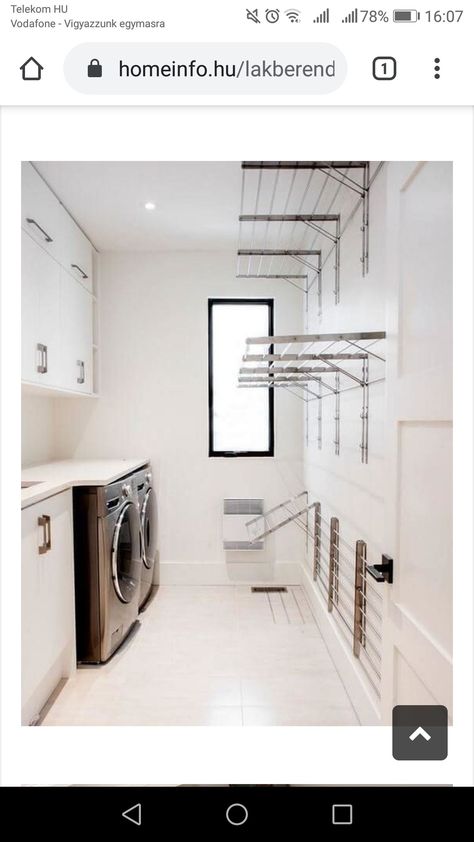 Outdoor Laundry Rooms, Laundry Room Organization Storage, Drying Room, Room Storage Diy, Stylish Laundry Room, Laundry Room Layouts, Laundry Design, Modern Laundry Rooms, Farmhouse Laundry Room