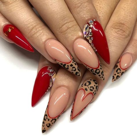 Cheetah Print Nails, Cheetah Nails, Valentine Nail Art, Leopard Print Nails, Nail Design Inspiration, Print Nails, Leopard Nails, Pretty Nail Art Designs, Pink Nail Designs