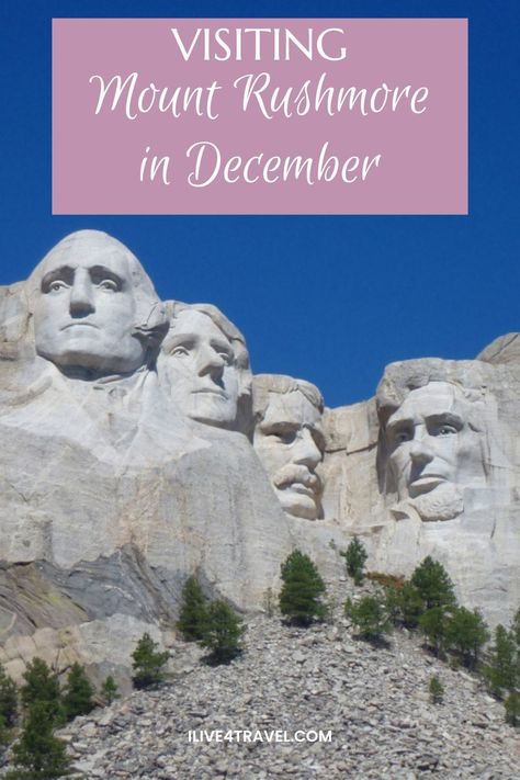 Thinking about a visit to Mount Rushmore in December? Curious if it’s a good time to go, or worried about the cold weather when visiting Mount Rushmore? In this post, we’ll cover everything you need to know, from what the weather is typically like in December to whether the temperatures are manageable. Plus, find out what’s open at the park this time of year and how many visitors you can expect in December. Mount Rushmore Road Trip, South Dakota Road Trip, South Dakota Vacation, Usa Road Trip Ideas, Crazy Horse Memorial, South Dakota Travel, Wind Cave National Park, Visit Utah, Horse Memorial