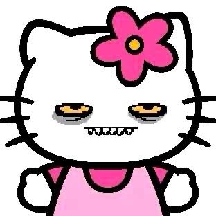 Hello Kitty Reaction, Hellboy Tattoo, 헬로키티 배경화면, Hello Kitty Aesthetic, Reaction Pic, Love Anniversary Quotes, Hello Kit, Hello Kitty Backgrounds, Hello Kitty Drawing