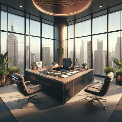 Boss Office Interior Design, Private Office Design, Office Interior Design Luxury, Chinese Office, Ceo Lifestyle, Dream Company, Ceo Office, Dining Table Design Modern, Boss Office