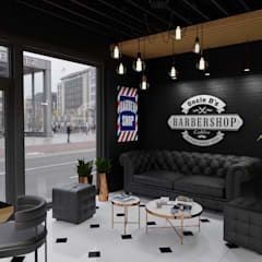 Barbershop Design Interior, Tattoo Shop Decor, Tattoo Studio Interior, Barber Shop Interior, Barber Logo, Hair Salon Design, Barber Apron, Hair Salon Interior, Salon Suites Decor