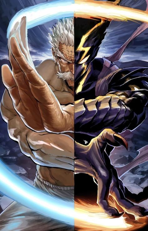 Lucian League Of Legends, Monster Garou, Silver Fang, Opm Manga, Alita Battle Angel Manga, Anime One Punch Man, One Punch Man Manga, One Punch Man Anime, Anime Dragon Ball Goku