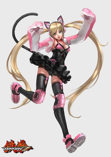 Lucky Chloe by DigitalOme Super Sonico Transparent Png, Lucky Chloe Tekken, Chloe Miraculous Dti Outfit, Leo Tekken, Lucky Chloe, Lucy Heartfilia Cow Outfit, Tekken Alisa Bosconovitch, Tekken Characters, Tekken Wallpaper