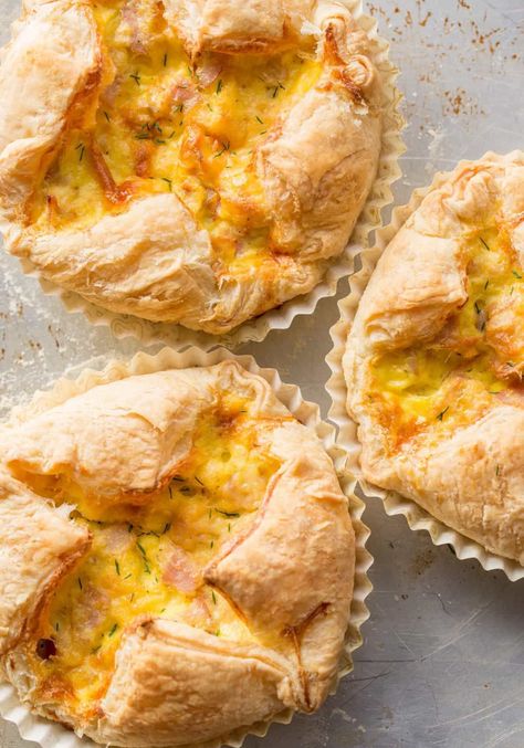 30 Sweet and Savory Puff Pastry Recipes That Look $$$$ but are Budget-Friendly Breakfast Puff Pastry Recipes, Ham Cheese Breakfast, Breakfast Puff Pastry, Breakfast Souffle, Puff Cake, Puff Pastry Recipes Savory, Savory Puff Pastry, Puff Pastry Shells, Souffle Recipes