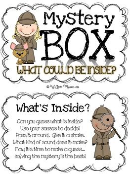 Mystery Box Activity Mystery Unit, Kindergarten Resources, English Language Arts, Teaching Kindergarten, Future Classroom, Reading Strategies, Kindergarten Classroom, Student Engagement, Grade 2