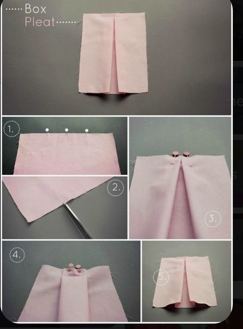 Box Pleated Skirt, Projek Menjahit, Diy Sy, Rok Mini, Knife Pleat, Sewing 101, Sew Ins, Trendy Sewing, Heirloom Sewing