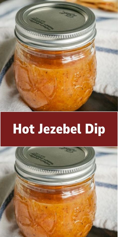 Spice up your appetizer game with our Hot Jezebel Dip. A sweet and spicy combination of fruit preserves and horseradish that's guaranteed to kickstart your taste buds. Jezabell Dip, Baked Pepper Jelly Dip, Hot Sauce Chicken Dip, Hot Jezebel Dip 12 Tomatoes, Hot Jezebel Sauce, Jezebel Dip, Hot Jezebel Dip/sauce Recipe, Jezebel Sauce, Fruit Preserves