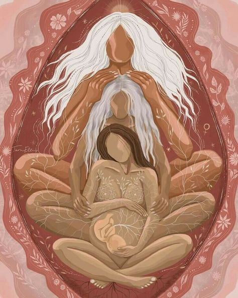 Sacred Motherhood, Kylie Pregnant, Goddess Spirituality, Breastfeeding Art, Birth Art, Pregnancy Art, Sacred Feminine, The Divine, Beautiful Art