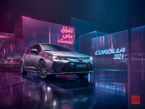 Jefferson Dall Est on Behance 2023 Toyota Corolla, New Corolla, Tata Cars, Car Advertising Design, Launch Campaign, Cars Brand, Ad Car, Grand Vitara, Car Projects