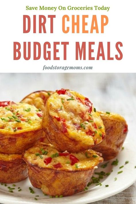 Cheap Budget Meals, Dirt Cheap Meals, Cheap Meals To Make, Low Budget Meals, Easy Dinners For Two, Frugal Food, Frugal Recipes, Cheap Meal, Budget Family Meals