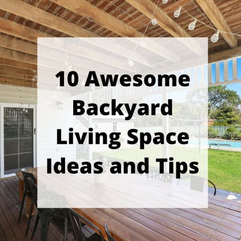 Do you want to know how to make a nice outdoor space? I have 10 backyard living ideas and tips to share with you! Your yard should be more than just a glorified extension of your home, or it should be something entirely apart from your home and its surroundings. If done properly, creating a ... Read More about 10 Awesome Backyard Living Space Ideas and Tips You're reading 10 Awesome Backyard Living Space Ideas and Tips written by Chas which appeared first on Chas' Crazy Creations - See what Living Space Ideas, Patio Grande, Outdoor Sinks, Big Backyard, Cozy Backyard, Outdoor Eating, Outside Patio, Beautiful Outdoor Spaces, Outside Living