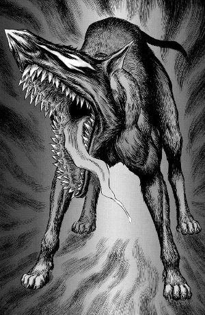 Beast of Darkness | Berserk Wiki | FANDOM powered by Wikia Nosferatu Zodd, Demon Dog, Berserk Manga, Kentaro Miura, One Punch Man Manga, Comic Manga, 다크 판타지, Fantasy Comics, Anime Eyes