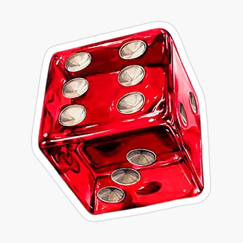 Get my art printed on awesome products. Support me at Redbubble #RBandME: https://www.redbubble.com/i/sticker/Red-Dice-by-Sdch-Shop/89858258.EJUG5?asc=u Red Dice Aesthetic, Aesthetic Red Stickers, Red Stickers Aesthetic, Dice Aesthetic, Stikers Aesthetic, Binder Journal, Red Stickers, Red Dice, Binder Journals