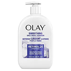 Amazon.com: Olay Retinol 24 + Peptide Face Wash, Smoothing, Sulfate-Free, 16 oz : Beauty & Personal Care Olay Retinol, Olay Skin Care, Retinol Niacinamide, Olay Moisturizer, Better Makeup, Creamy Cleanser, Massage Cream, Daily Facial Cleanser, Skin Retouching