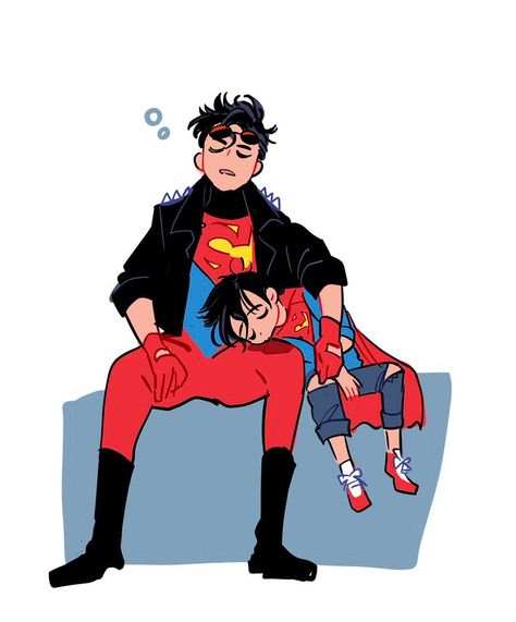 Jon Kent Superboy, Muchiro Tokito, Young Justice Robin, Jon Kent, Super Family, Western Comics, Dc Comics Superheroes, Dc Comics Artwork, Tim Drake