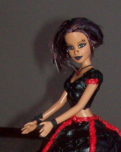 Emo-Barbie_Cake_Closeup by sjegtvig, via Flickr Emo Barbie, Emo Pics, Emo Pictures, Barbie Cake, Y2k Emo, Inner Child, Barbie Dolls, Close Up, Healing