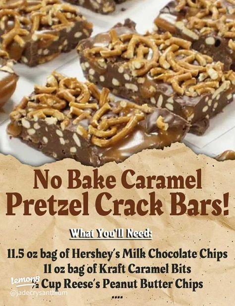 No Bake Caramel Pretzel Crack Bars | Gallery posted by JadeCalistaLee | Lemon8 Kraft Caramel Bits, Baked Caramel, Caramel Pretzels, Caramel Bits, Reeses Peanut Butter Cups, Melting Chocolate Chips, Reeses Peanut Butter, Peanut Butter Chips, Strawberry Fruit