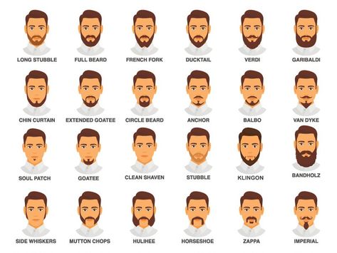 New Beard Style 2021 Beard Styles For Men Shape, Beard Styles Names, Different Types Of Beards, Beard Trimming Styles, New Beard Style, Beard Styles Shape, Facial Hair Styles, Types Of Facial Hair, Shaving Cut