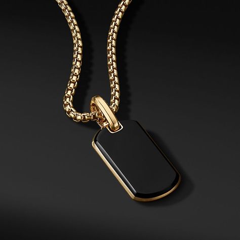 Chains For Men Gold, Men Gold Chain, Gold Chain Women, Gold Pendants For Men, Mens Designer Jewelry, Pendants For Men, David Yurman Mens, Gift Box For Men, Mens Jewerly