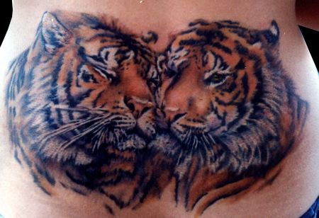 gorgeous Tiger Couple Tattoo, Tiger Couple, Couple Tattoo, Couple Tattoos, Tattoo Art, Cool Tattoos, Art Tattoo, Tattoos, Animals